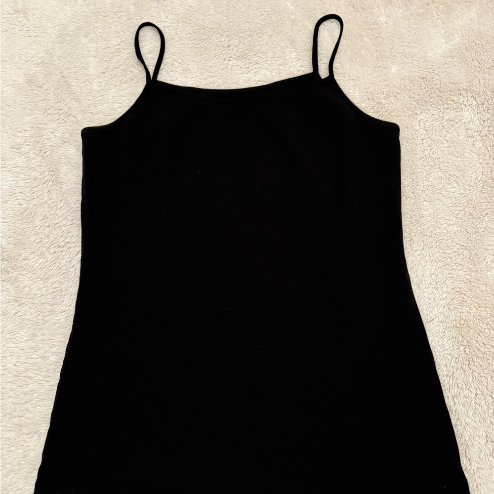 Saks Fifth Avenue Black Tank Top